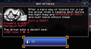 Ant attacks