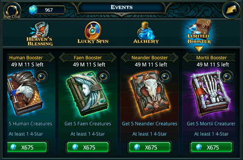 Boosters