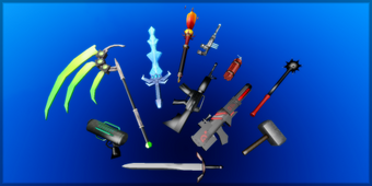 Weapons Defend The Statue Remaster Wiki Fandom - throwable noob head roblox