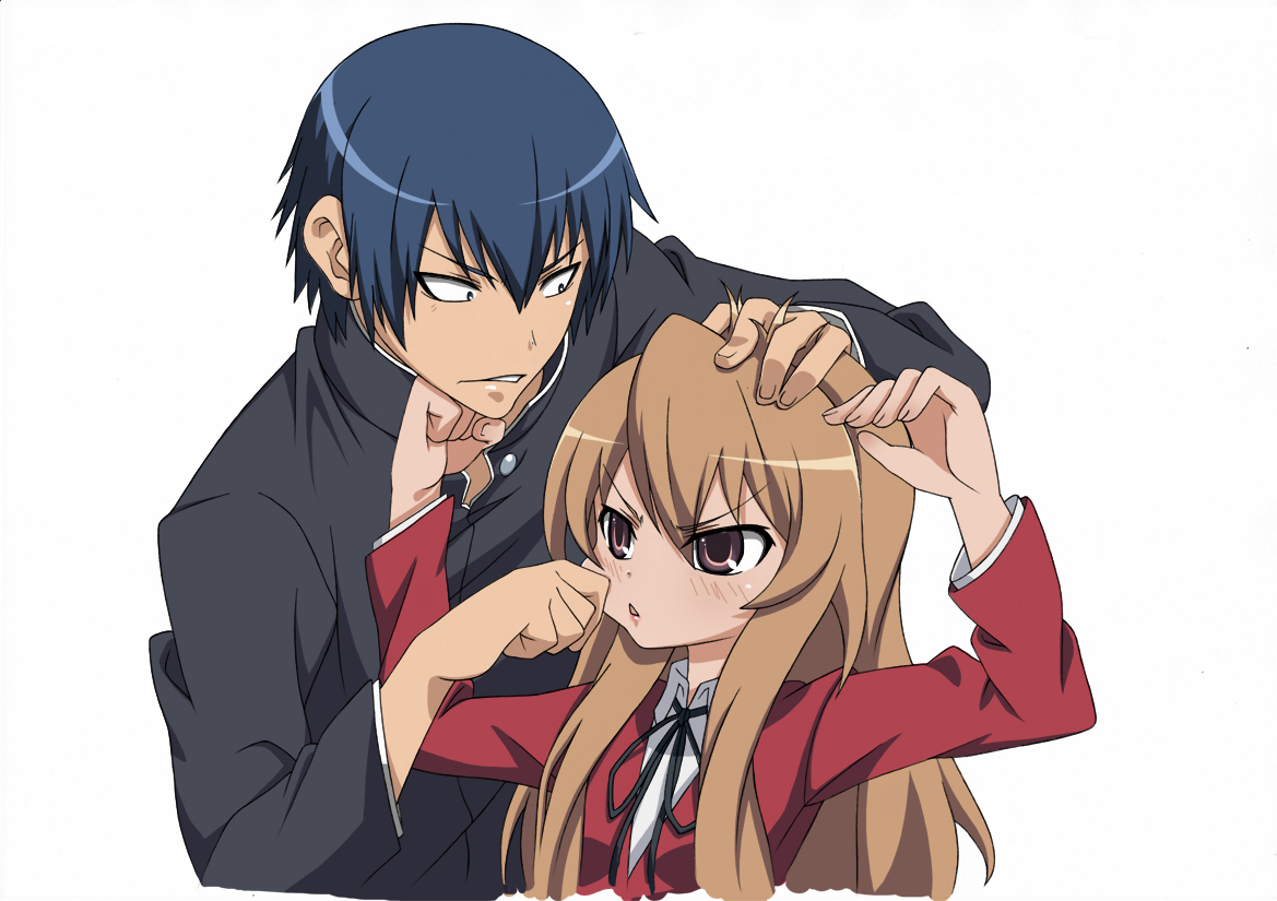 The tsundere character Taiga Aisaka of Toradora! (J. C. Staff 2008