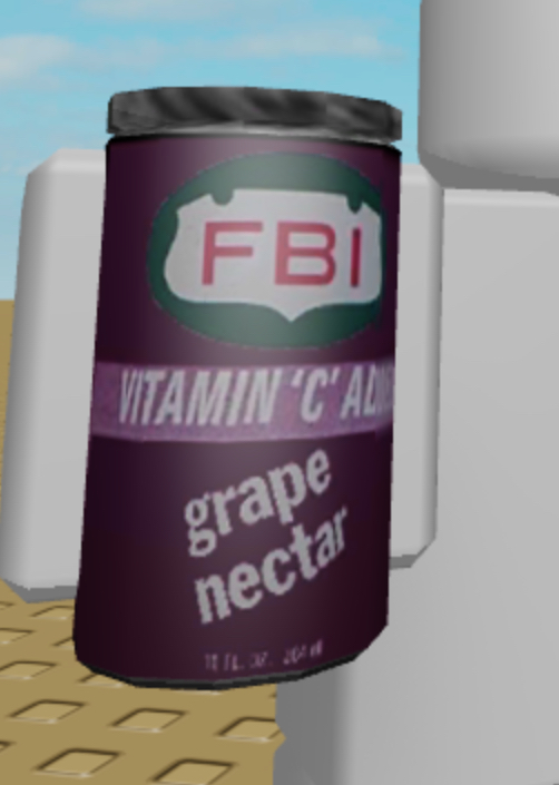 Fbi Juice Delicious Consumables Simulator Wiki Fandom - sprite cranberry simulator roblox