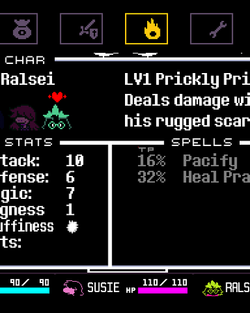 Stats Deltarune Wiki Fandom
