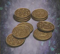 Ten gold coins