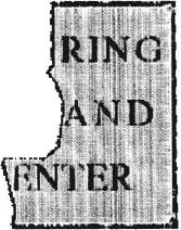 Ring and enter part sign
