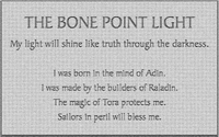 Bone Pint Light sign