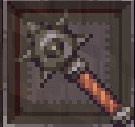 Iron spiked mace