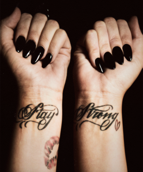 Image - Stay strong with lips tattoo.png | Demi Lovato ...