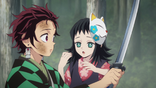 Makomo guides Tanjiro