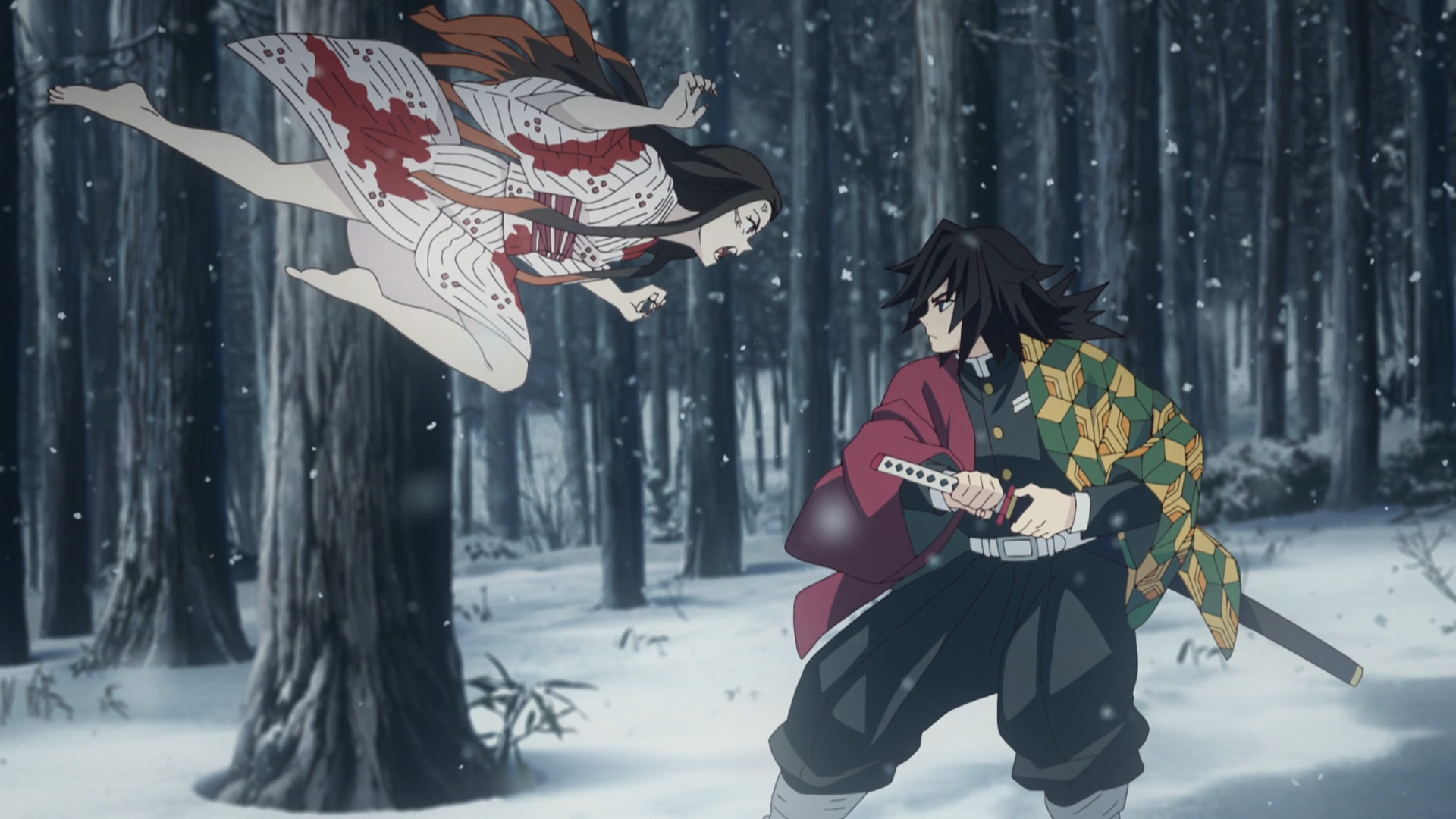 Tanjiro Kamado & Nezuko Kamado vs. Giyu Tomioka | Demon Slayer: Kimetsu