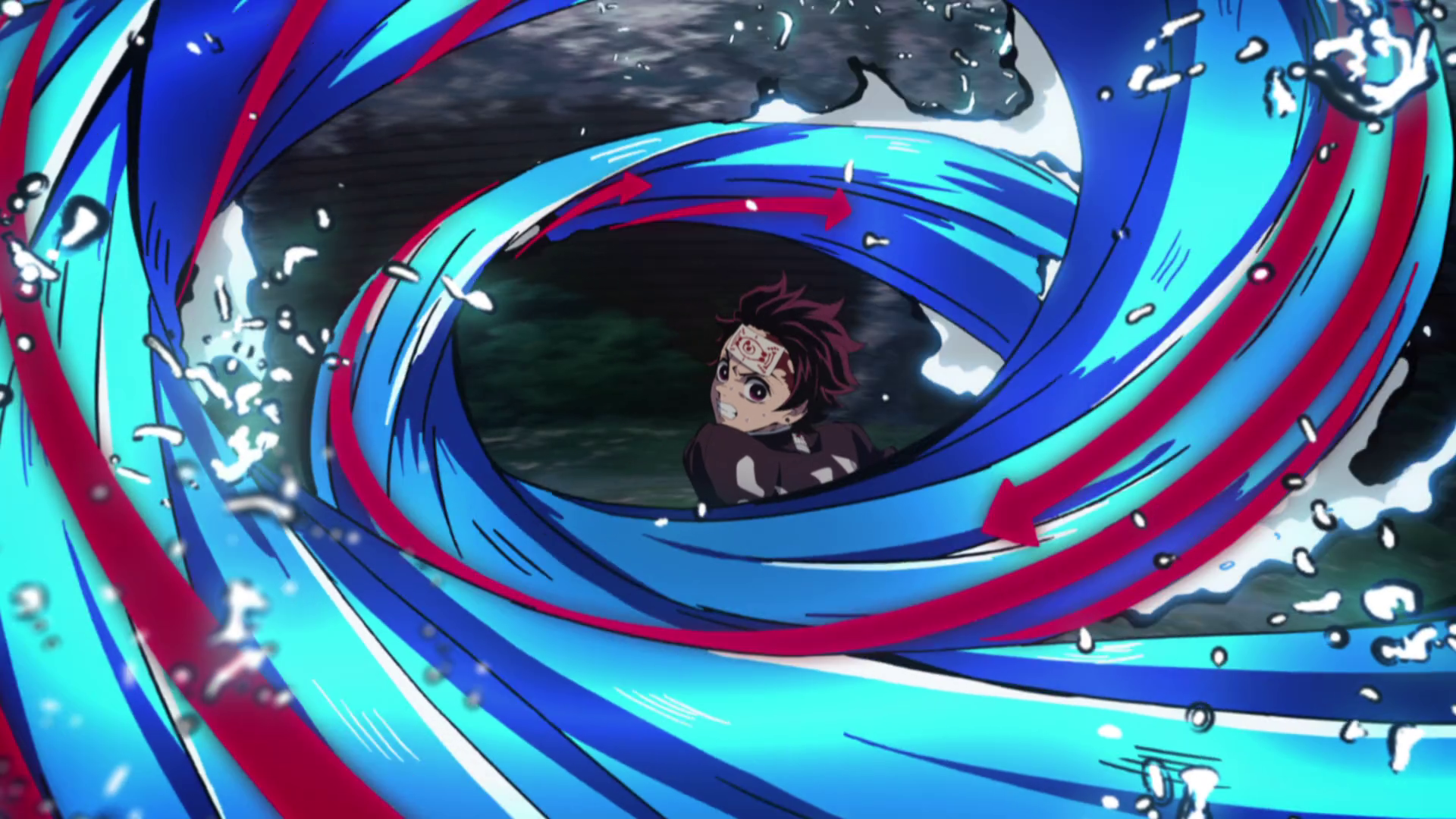 Twisting Whirlpool-Flowing Water | Demon Slayer: Kimetsu ...