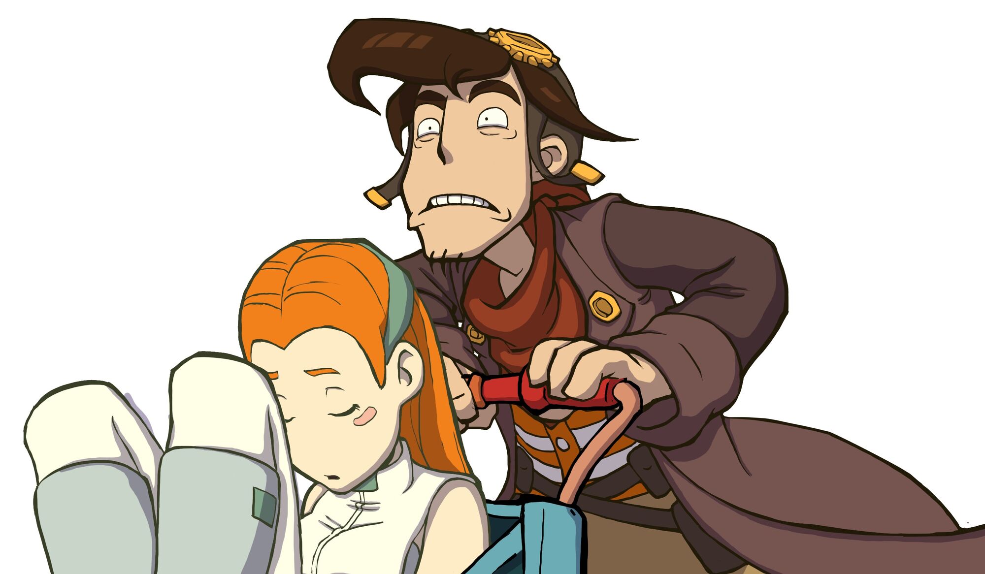 Изображение Deponia Review Rufus And Goal Daedalic Wiki