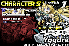Character Select Screen
