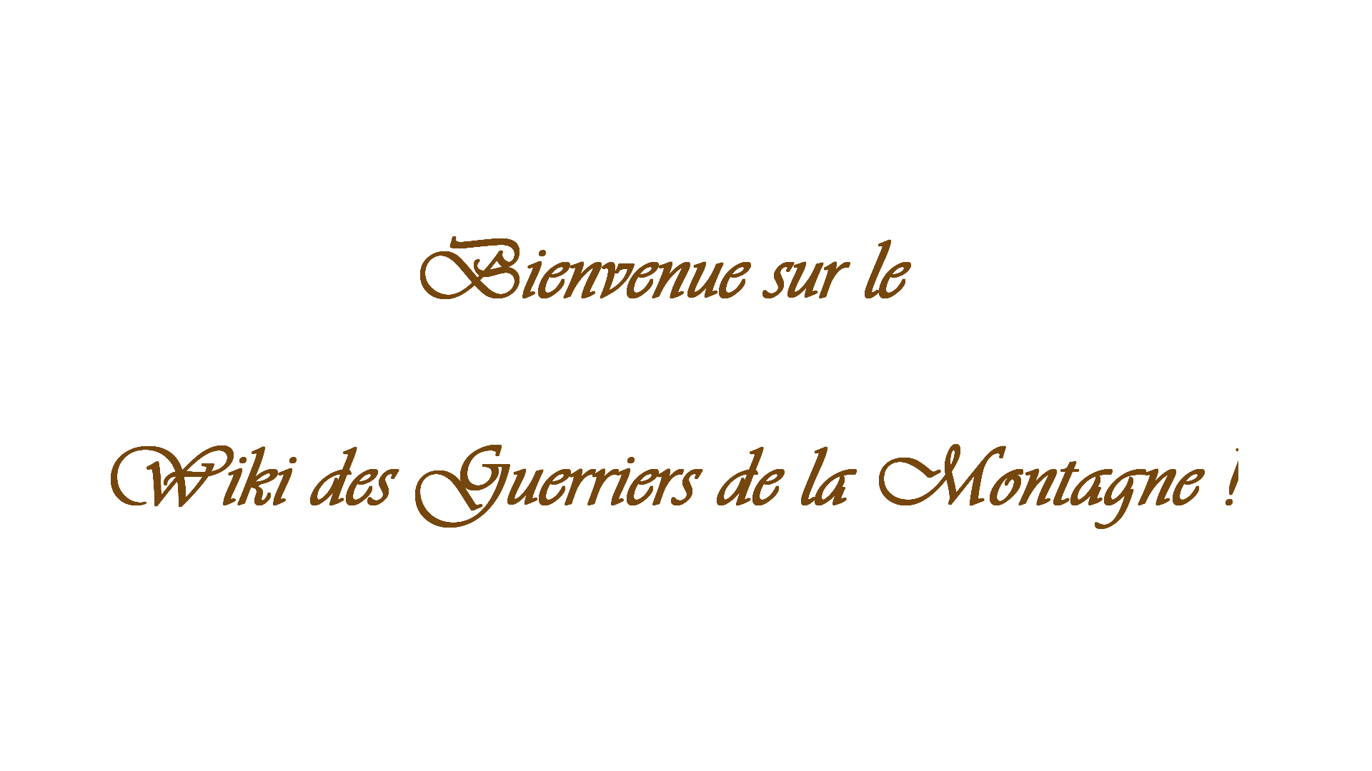 Wiki Des Guerriers De La Montagne Fandom
