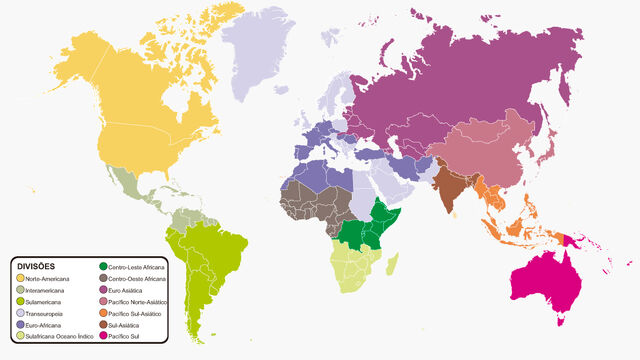 Mapa-divisões