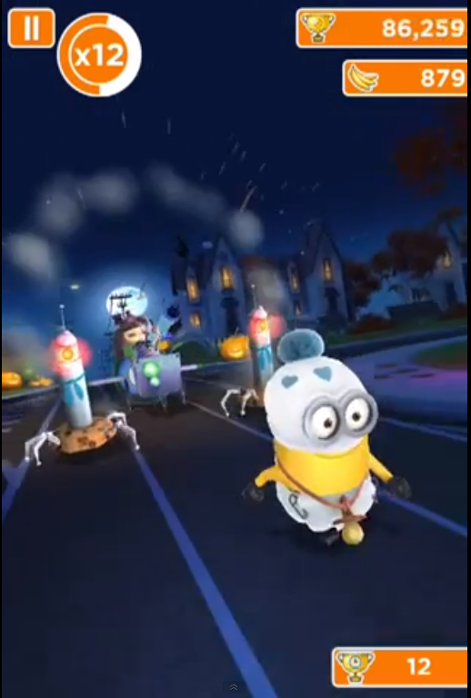 despicable me minion rush meena game over