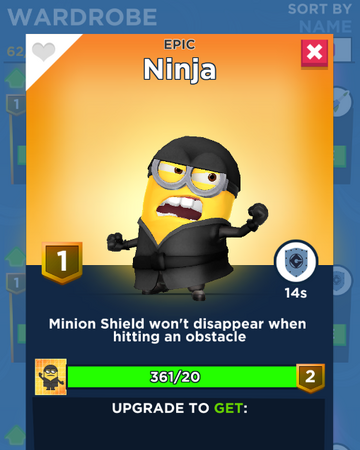 Ninja Minion Costume Despicable Me Wiki Fandom