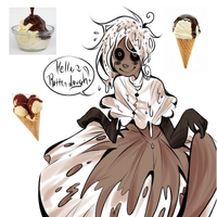 roblox vanilla ice cream dress Chocolate Vanilla Ice Cream Chan Dessert Anime Wiki Fandom