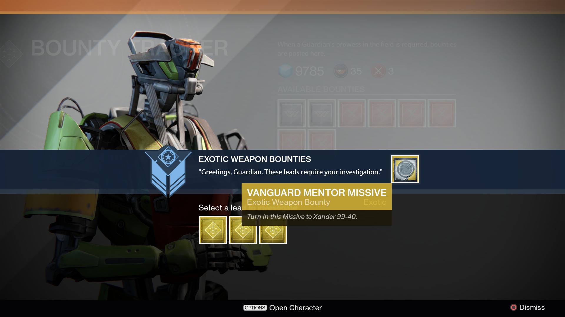 vanguard mentor missive destiny wiki fandom powered by wikia the letter memory fragments