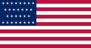 Flag of of United States (1847-48) 29 stars
