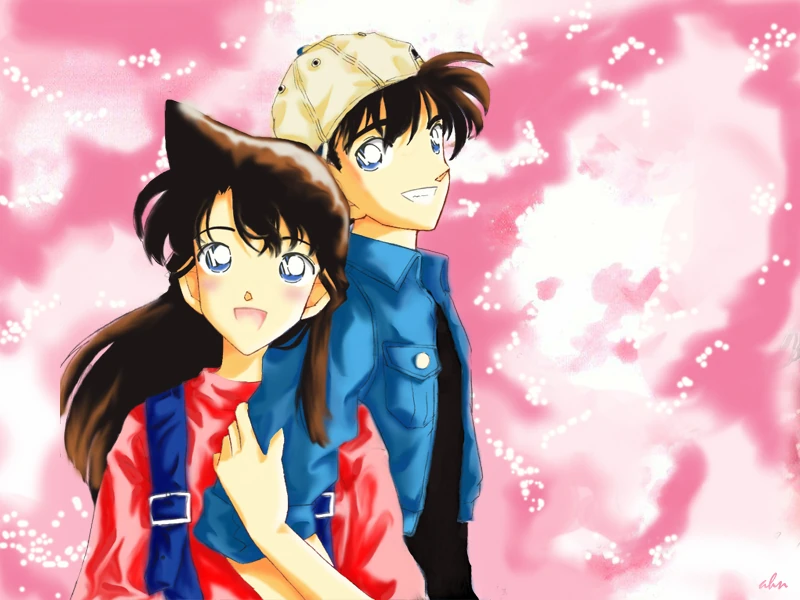 Detektiv Conan Ran Und Shinichi Küssen Sich