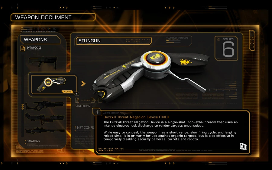 Stun gun Deus Ex Wiki FANDOM powered by Wikia
