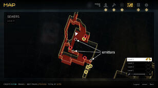 Emitter locations