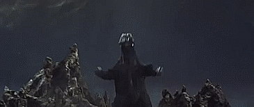 Godzilla springt