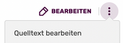 Bearbeiten-Menü VE - Quelltexteditor
