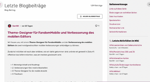 Blog Letzte Beiträge