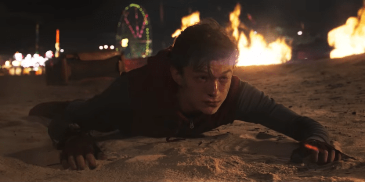 Peter on Coney Island in Spider-Man: Homecoming