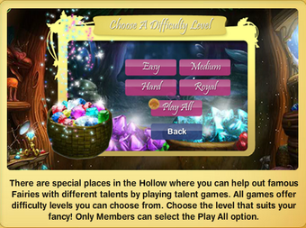 New Pixie Hollow Game