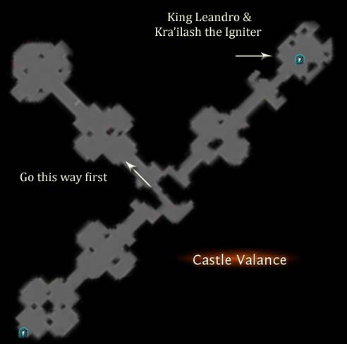 Castle Valance Map