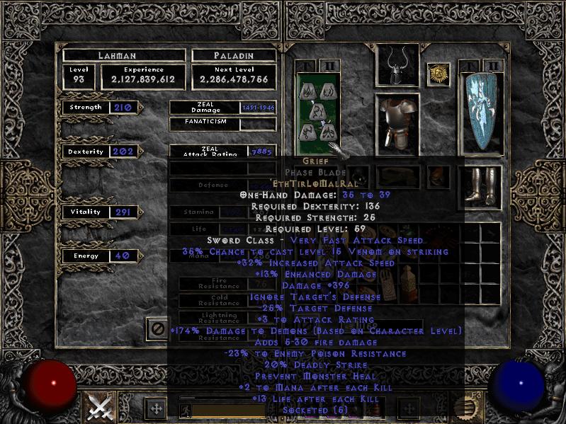 Diablo 2 unique items