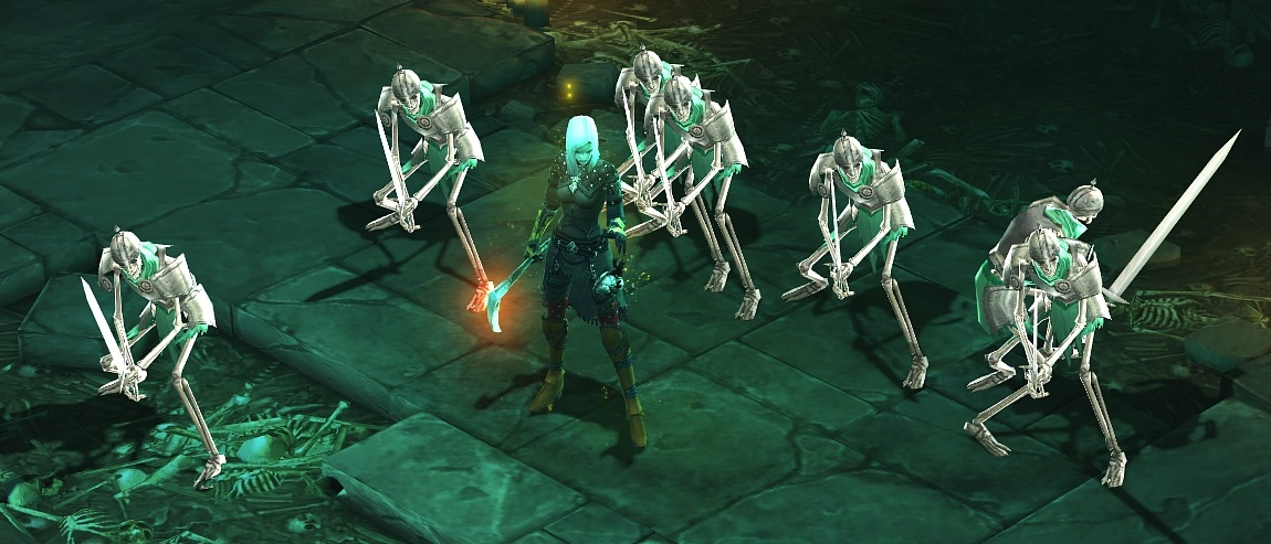 does command skeleton count as pets in diablo 3