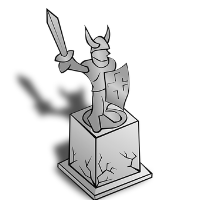 SilverStatueMetalDetector