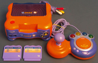 vtech orange game system