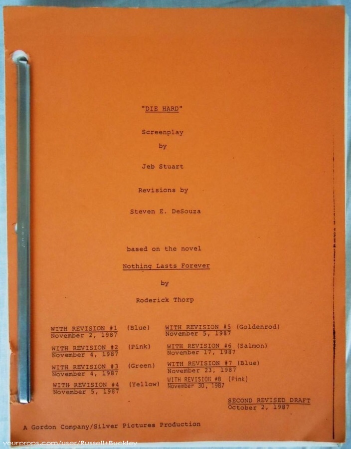 die hard script die hard wiki fandom powered by wikia