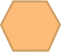 Orange Hexagon