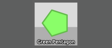 Diep.io.PolygonProfile Green Pentagon NEW Nav