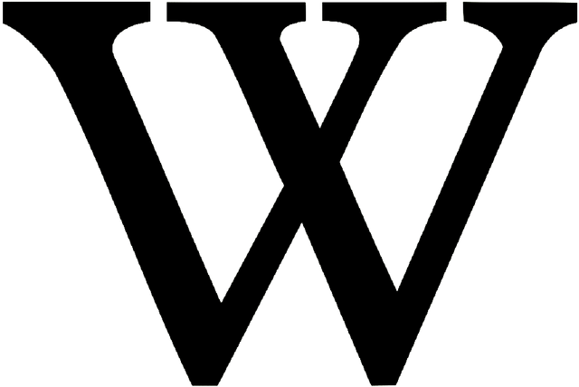 File:Wikipedia white W logo-1024px.svg | A Different World Wiki