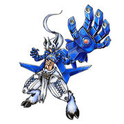 Aegiochusmon Blau