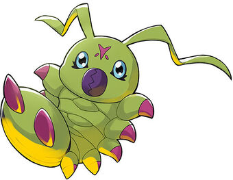 Wormmon Cyber Sleuth Digimonwiki Fandom