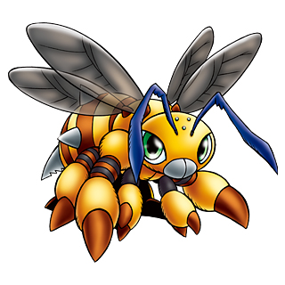 fanbeemon level rookie type ja insect en insectoid