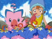 Biyomon und Sora