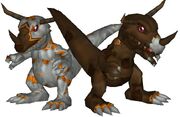 StoneGreymon and RockGreymon