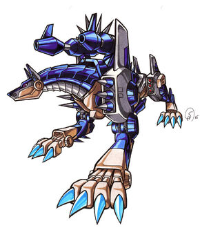 Metaldobermon 2 by Gantzcraziness