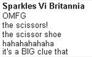 Sparks said about the scissorshoe