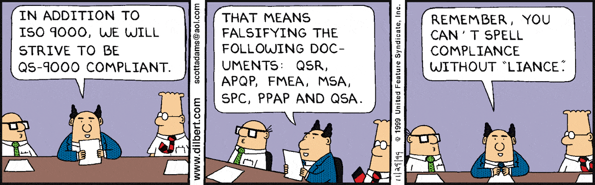 ISO 9000 | Dilbert Wiki | Fandom