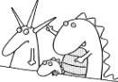 Bob, Dawn, and Rex