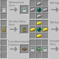 Crafting Recipes Dimensional Doors Mod Wiki Fandom